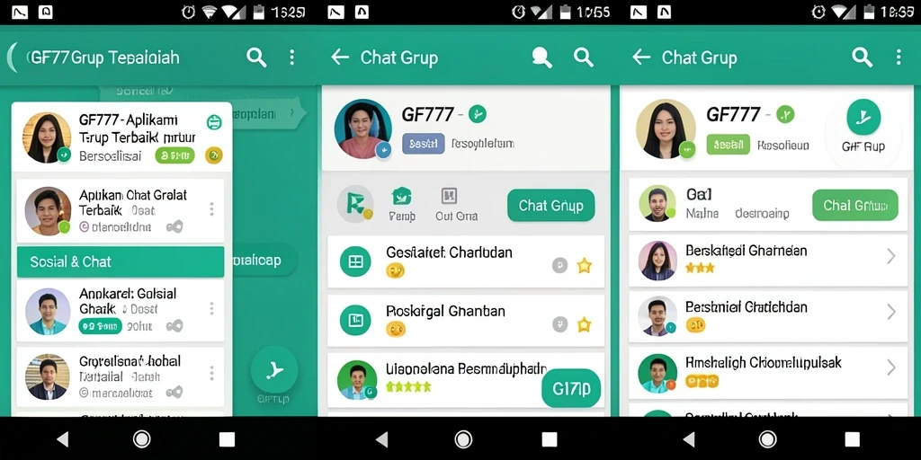 Antarmuka GF777 yang intuitif dan mudah digunakan.