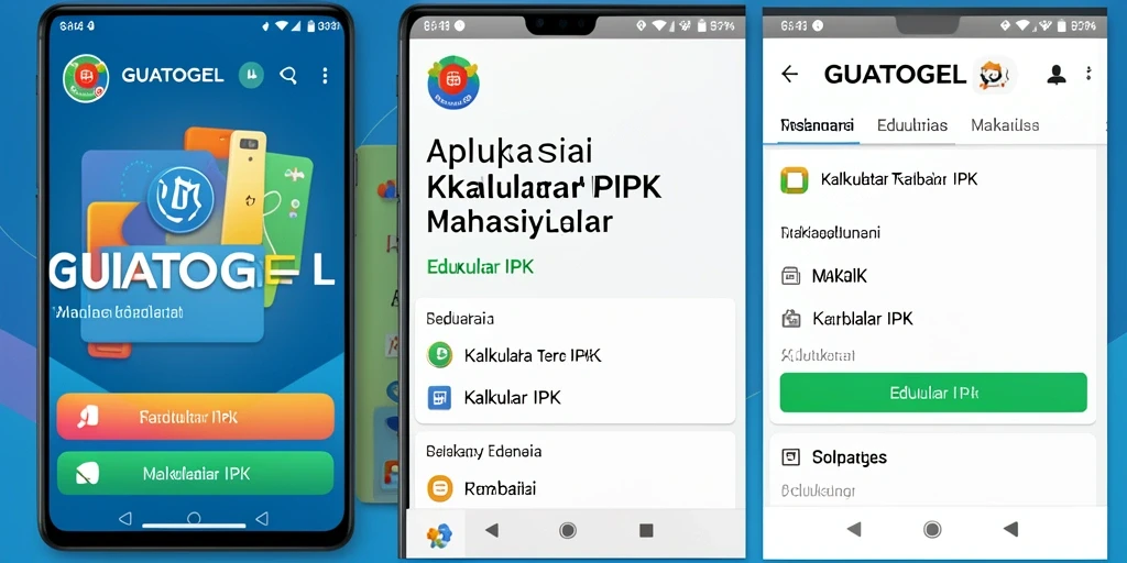 Screenshot tampilan utama GUATOGEL Kalkulator IPK