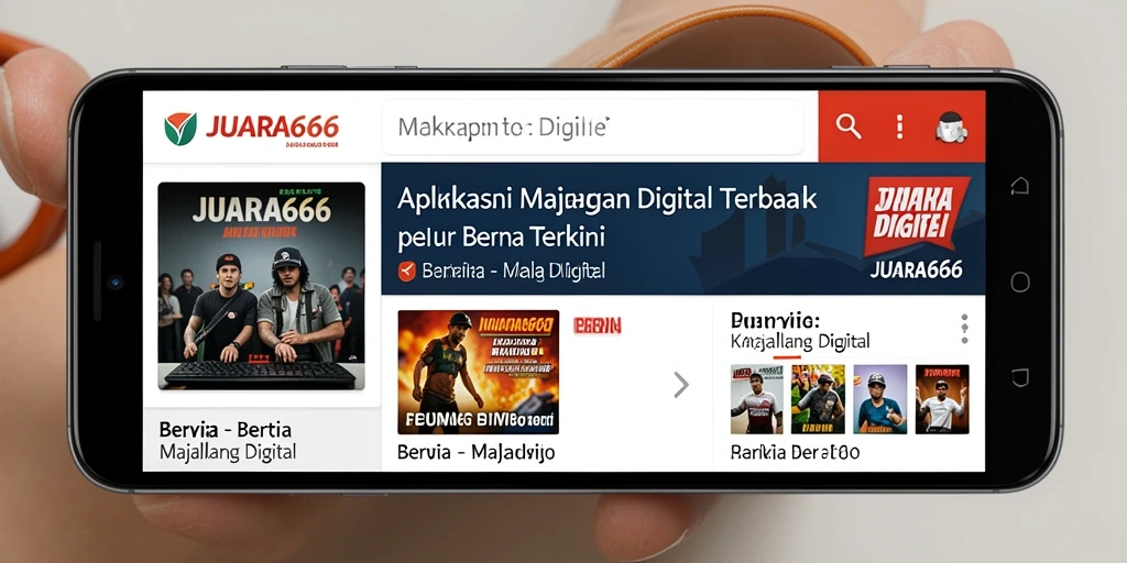 Antarmuka JUARA666 yang menarik dan informatif untuk berita terkini.