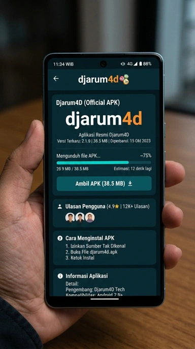 Panduan Unduh dan Instal APK djarum4d untuk Android